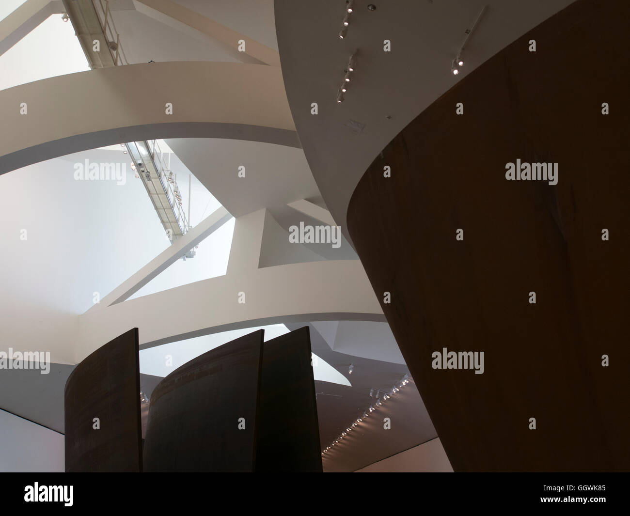 Inside the Guggenheim Museum, Bilbao 6 Stock Photo