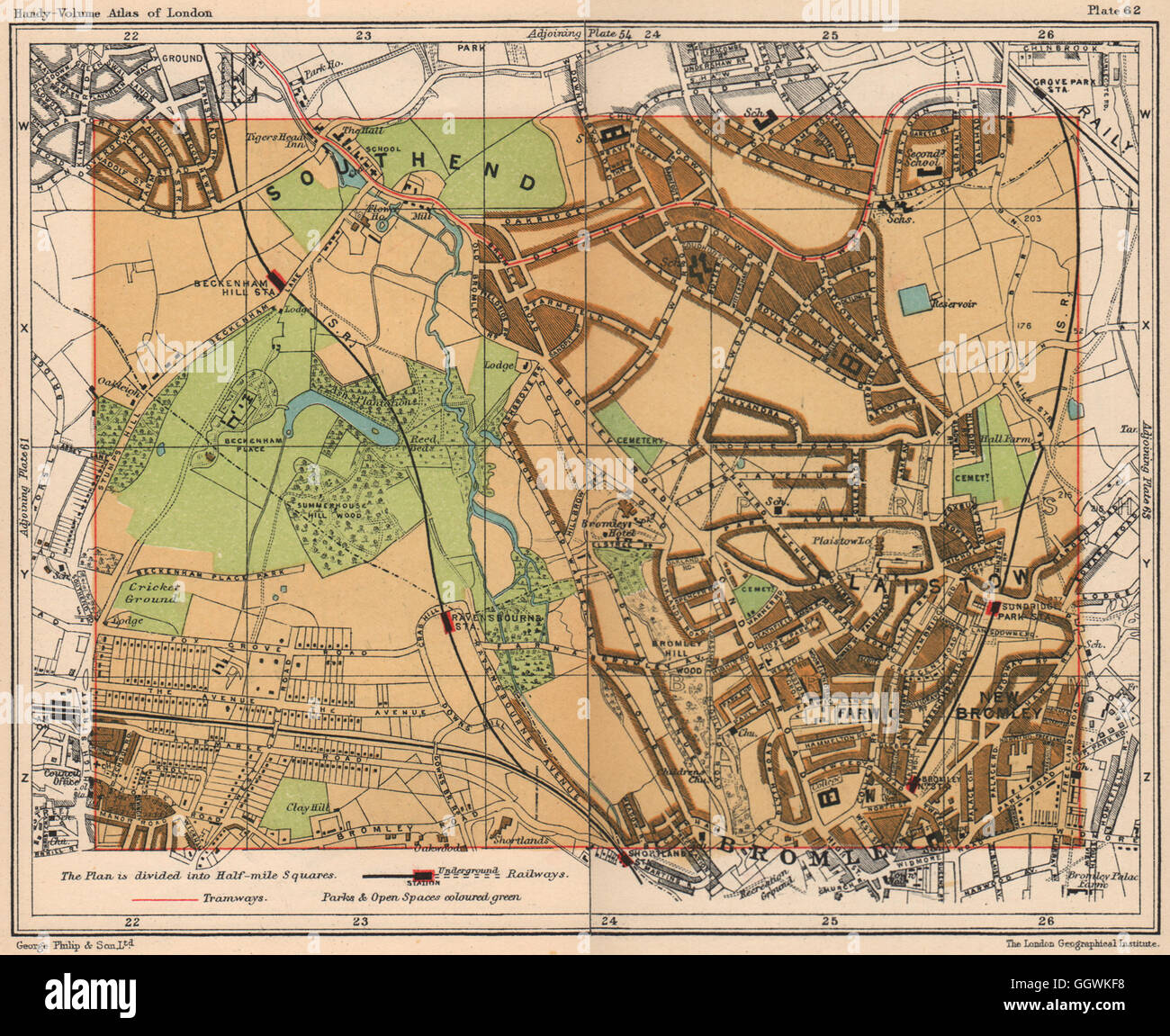 Map of beckenham hires stock photography and images Alamy