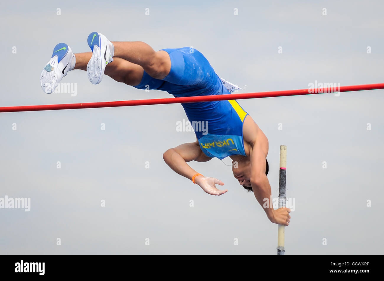 SHEVTSOV Taras from Ukraine during Pole Vault competition at the ...