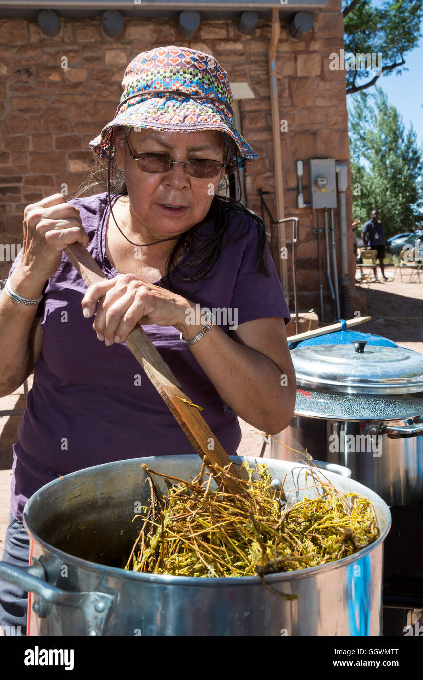 Ganado, Arizona A sheep, wool, and weaving at the Hubbell