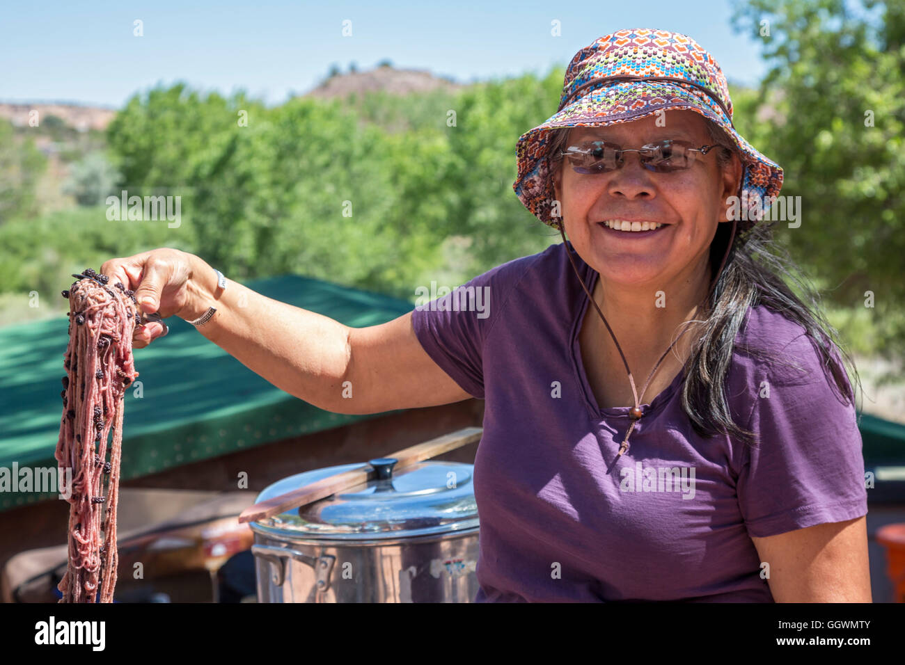 Ganado, Arizona A sheep, wool, and weaving at the Hubbell