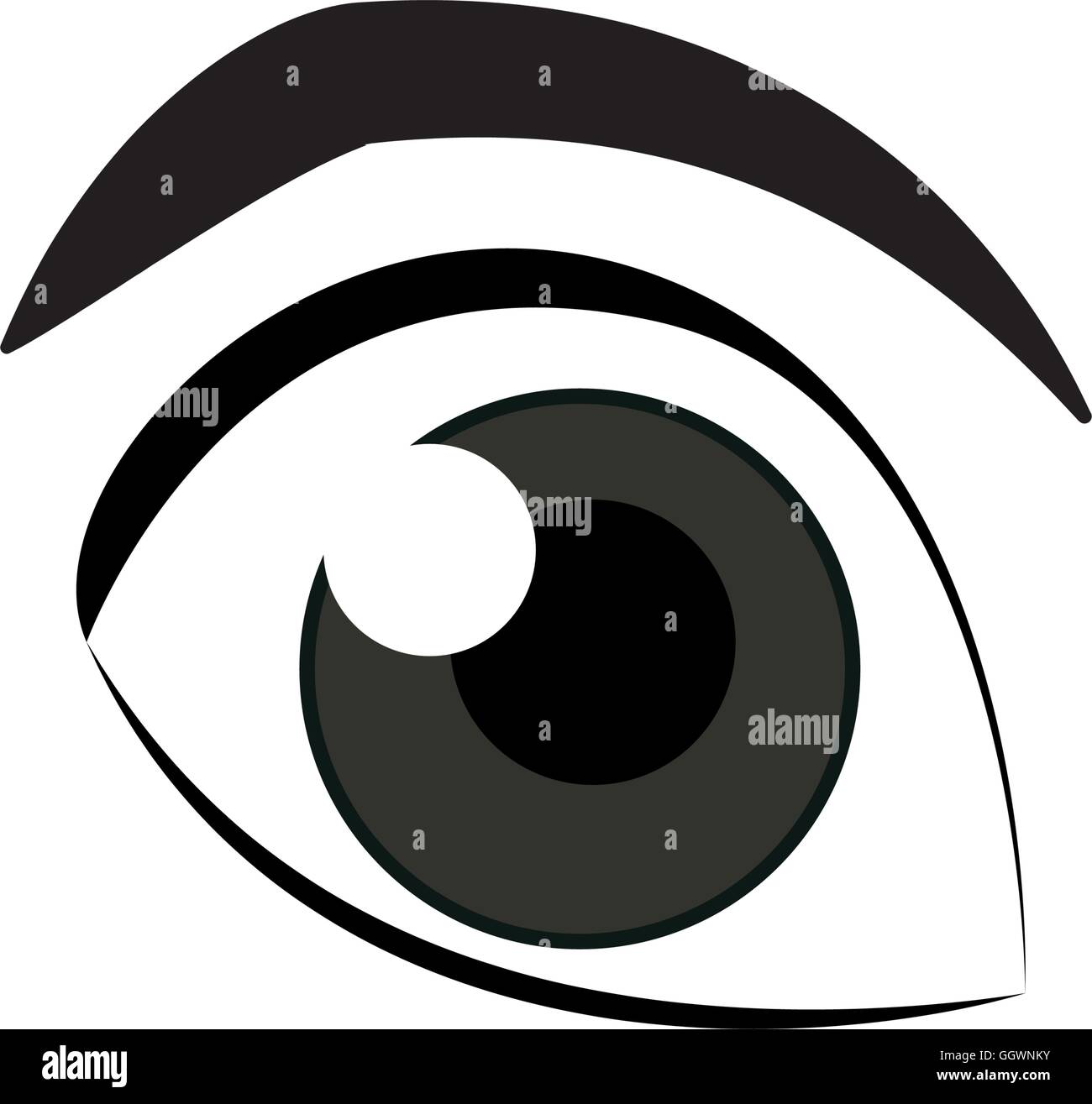 eye look vision optical icon. Vector graphic Stock Vector Image & Art ...