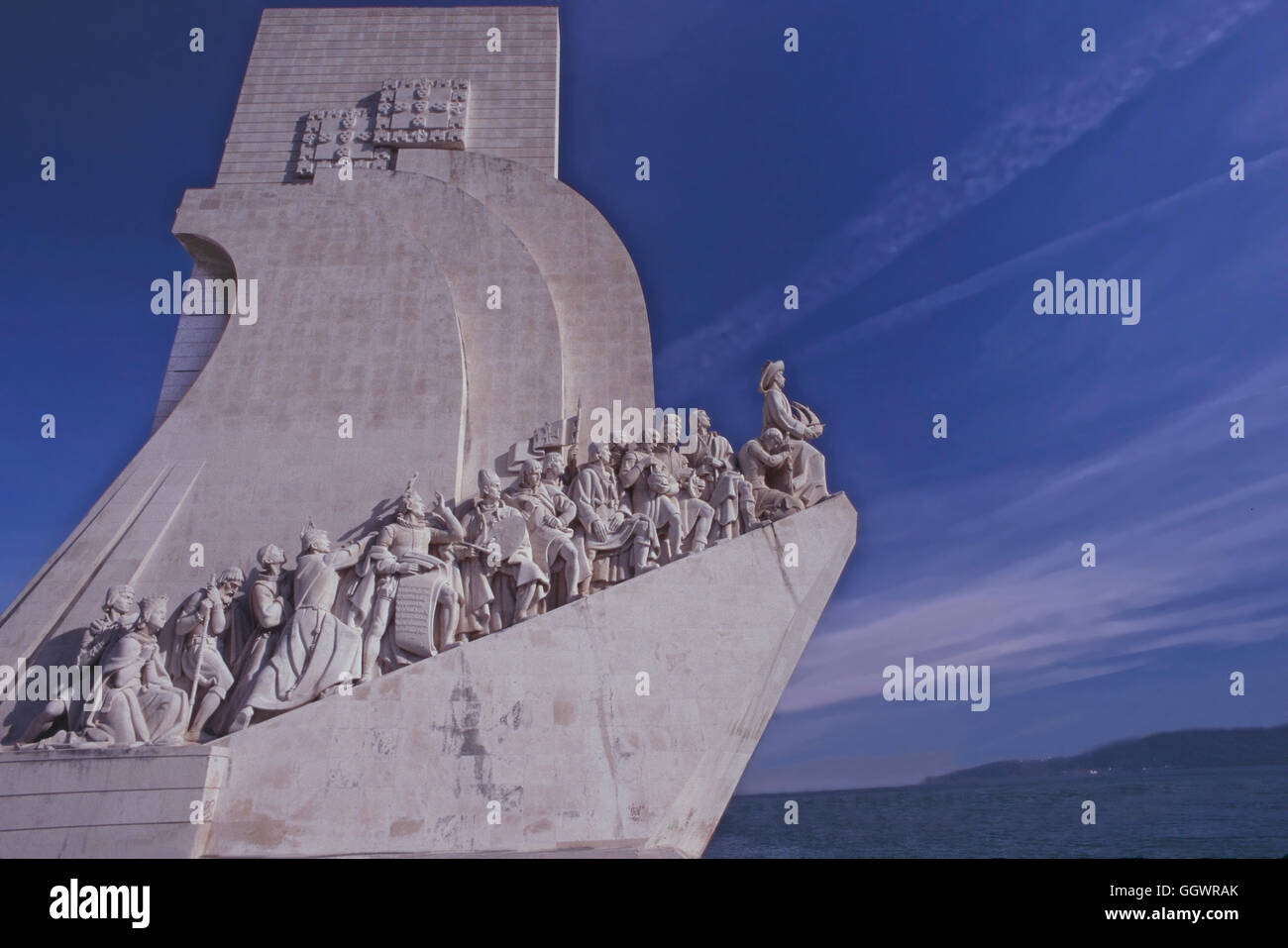 Monument to the Discoveries,Belem,Portugal Stock Photo