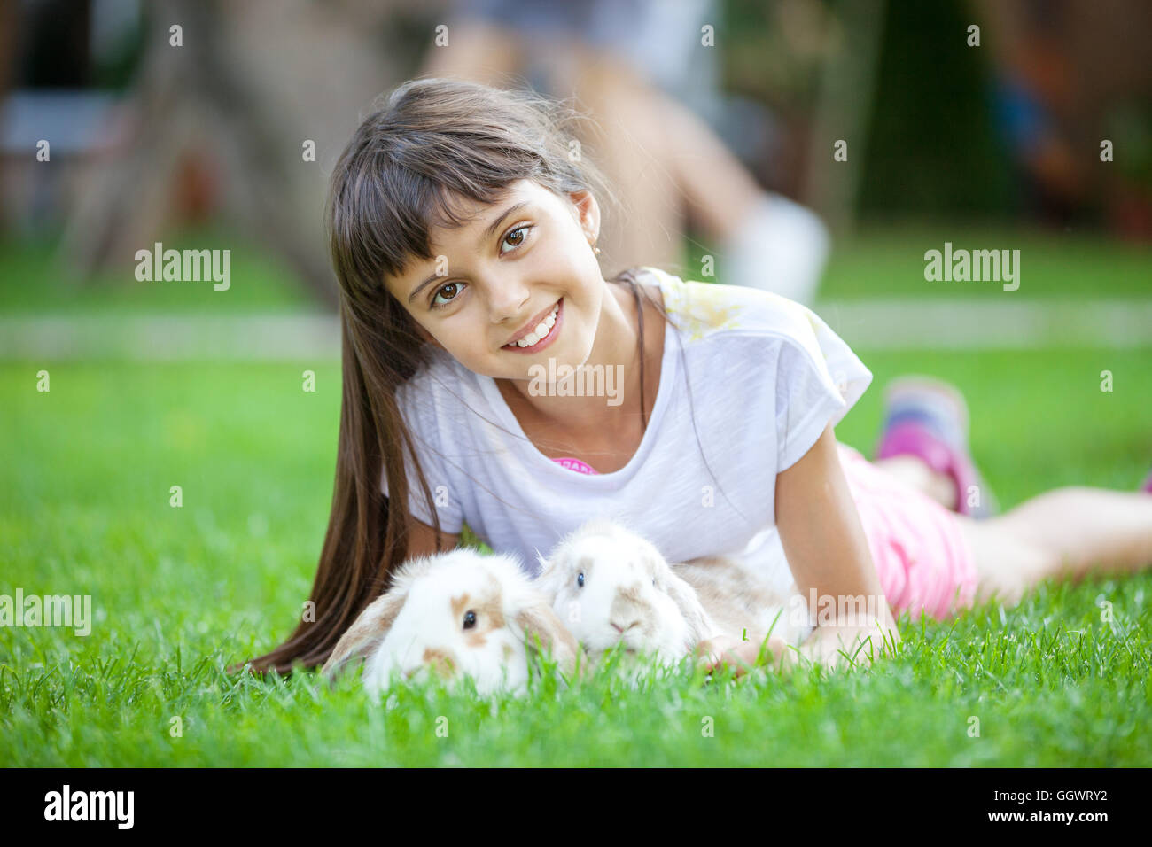 Girl with pet hi-res stock photography and images - Alamy
