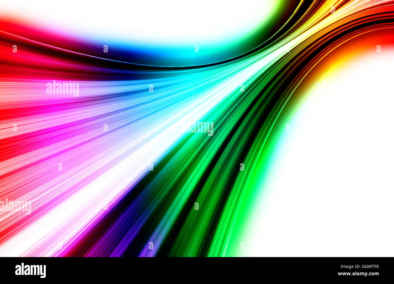 abstract multicolor background and digital wave with motion blur Stock ...