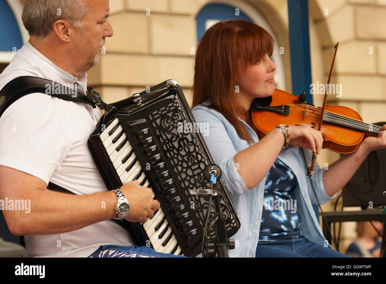 Scottish accordion music hires stock photography and images Alamy