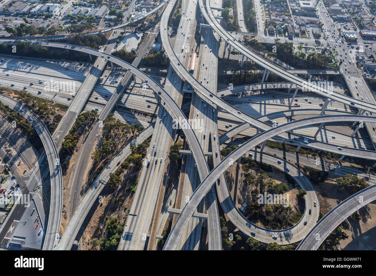 105 110 freeway interchange hi-res stock photography and 105 110 freeway interchange hi-res stock photography and