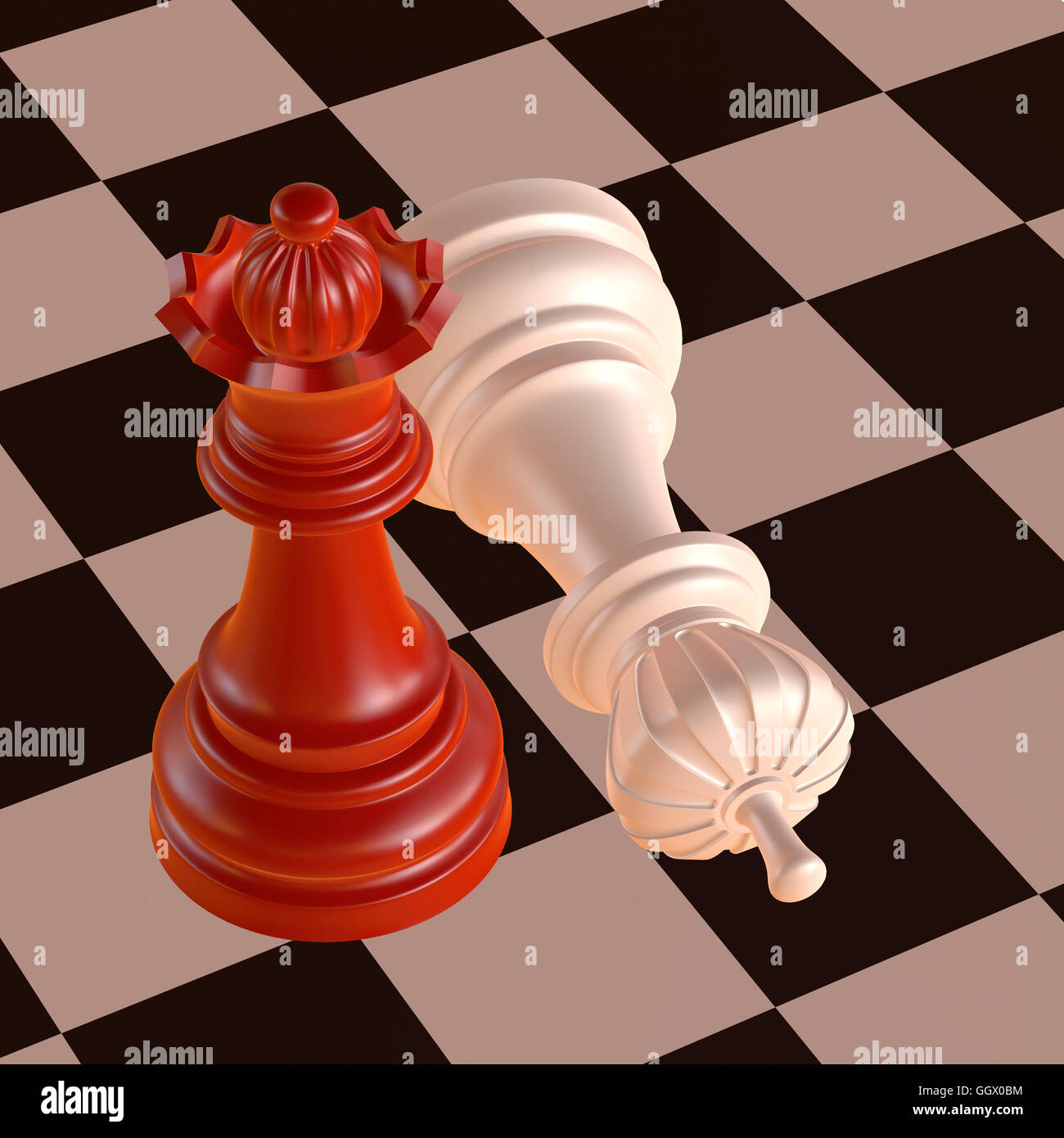 Chess Game, 3D Illustration. French Defense Chess Opening Stock Photo,  Picture and Royalty Free Image. Image 194970025.