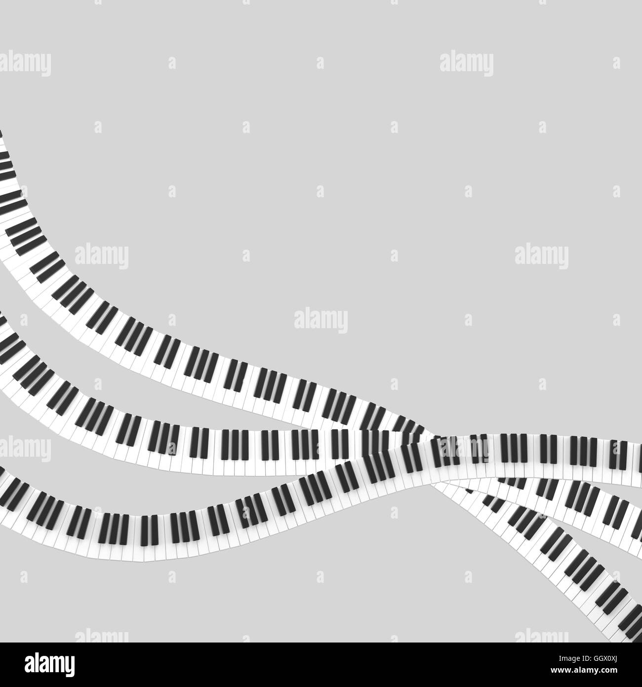 isolated black and white piano keyboard Stock Photo Alamy