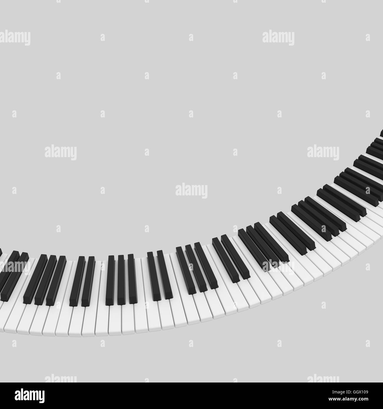 isolated black and white piano keyboard Stock Photo Alamy
