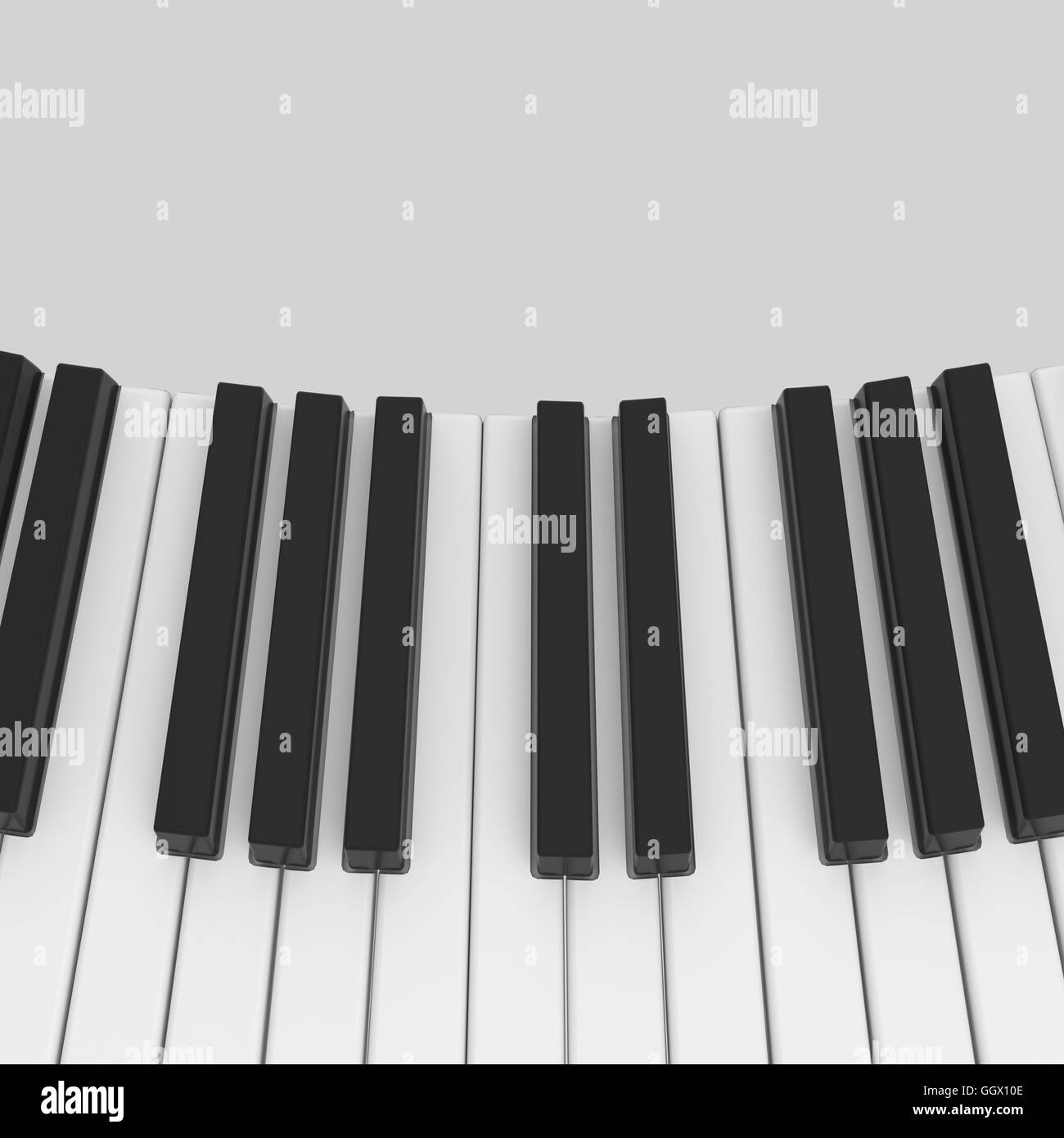 isolated black and white piano keyboard Stock Photo Alamy