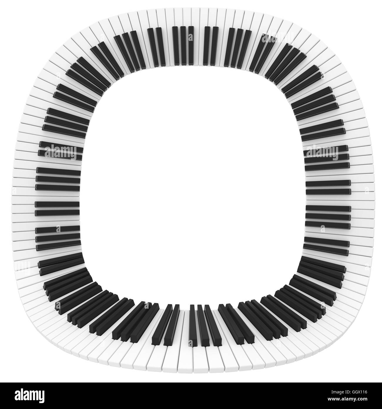 isolated black and white piano keyboard Stock Photo Alamy