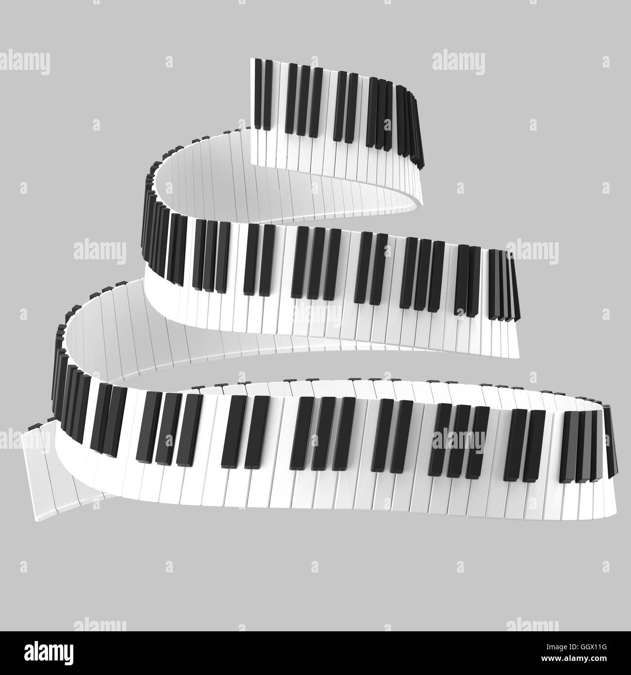 isolated black and white piano keyboard Stock Photo Alamy