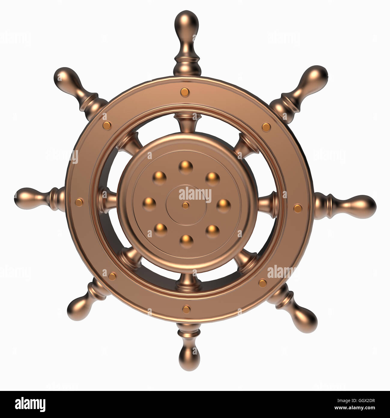 Sailing ship helm hi-res stock photography and images - Alamy