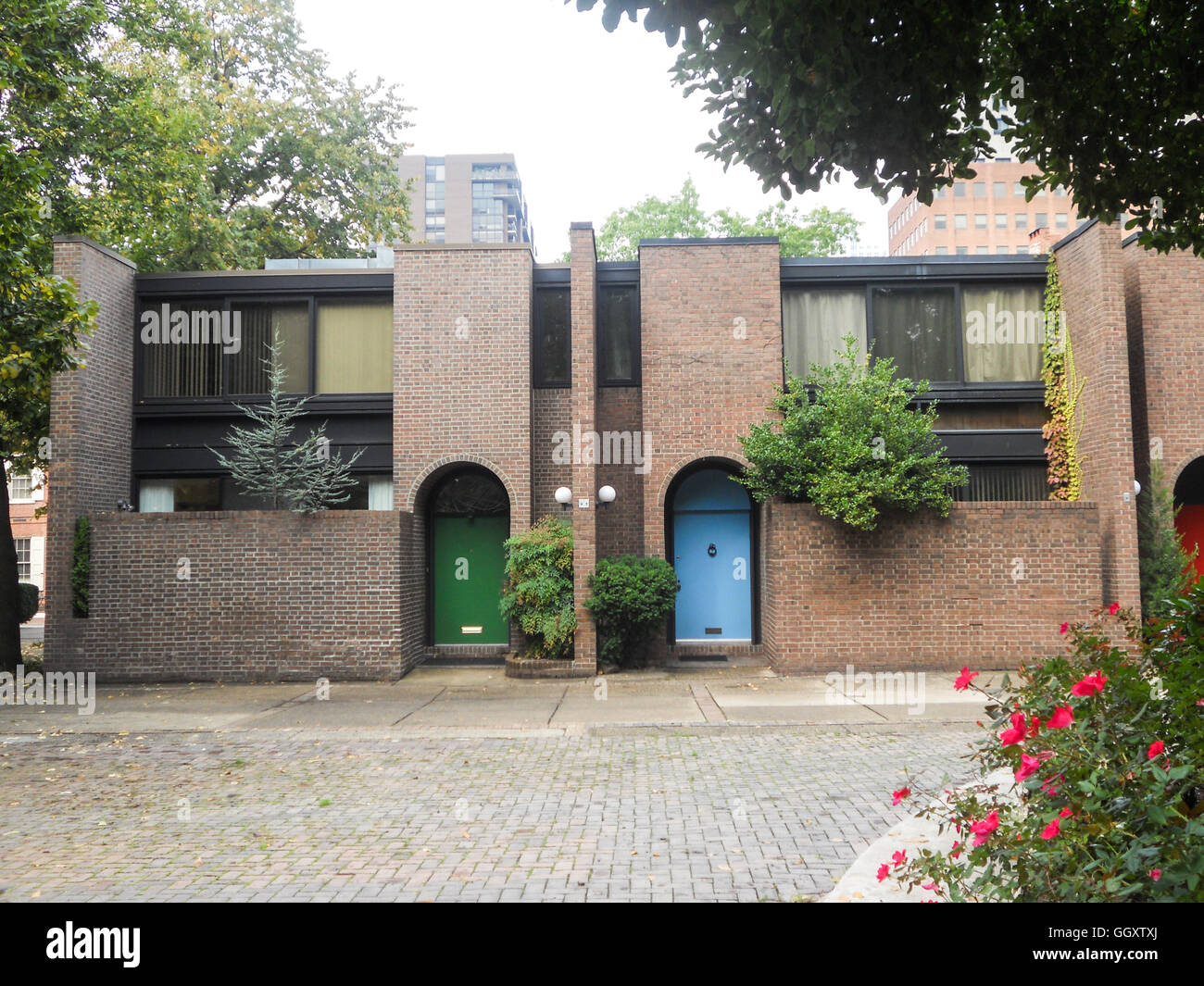 Society Hill Housing, Philadelphia, by I.M. Pei Stock Photo