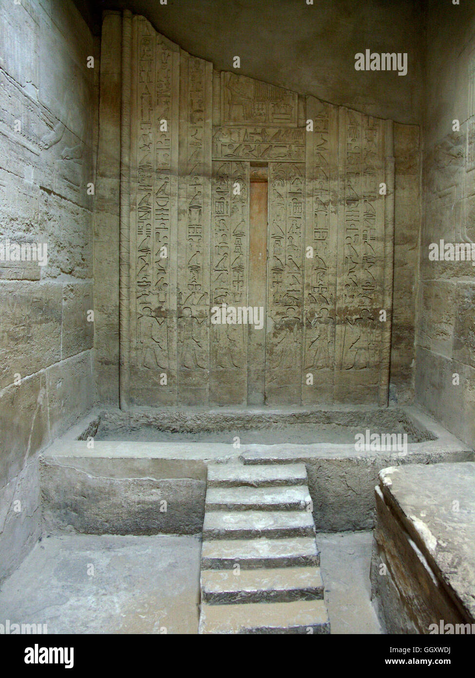 False door in the tomb of Mereruka. 6th Dynasty of Old Kingdom Egypt
