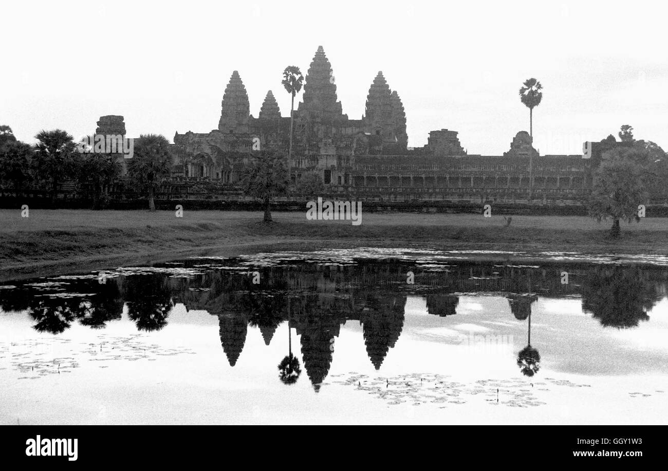 The main temple at Angkor Wat is one of the largest religious