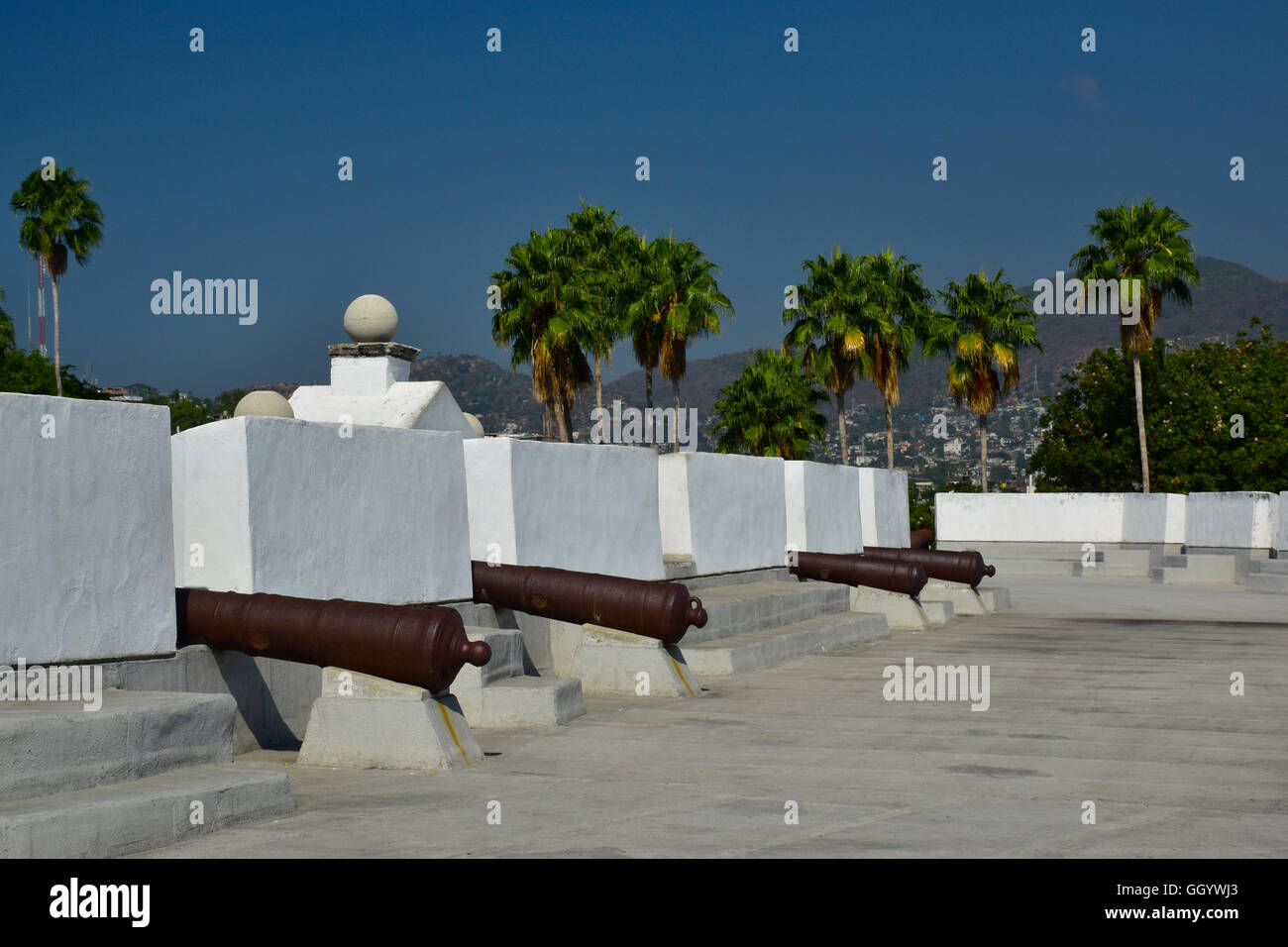 Historic Spanish fort and Museum in Acapulco, Mexico. Fort San Diego in