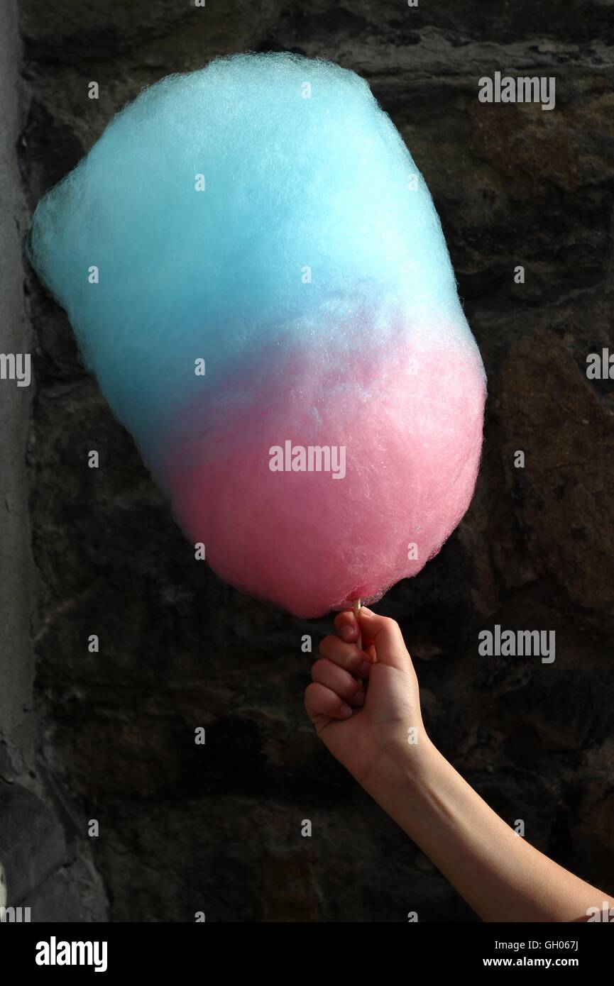 Beauty girl cotton candy hi-res stock photography and images - Alamy