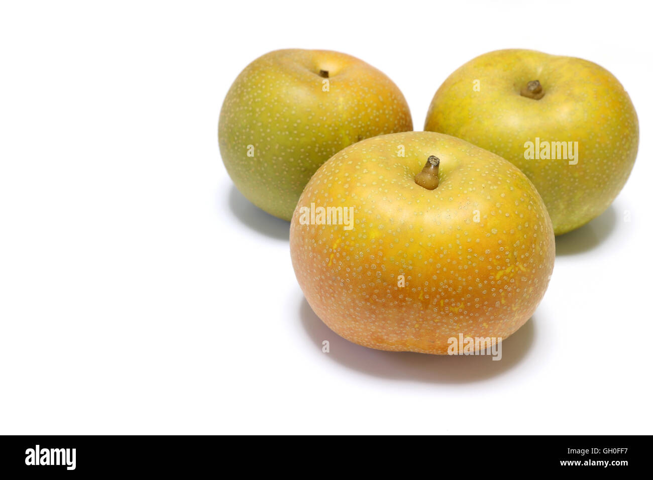 Japanese fresh pear fruit isolated 2 Stock Photo Alamy