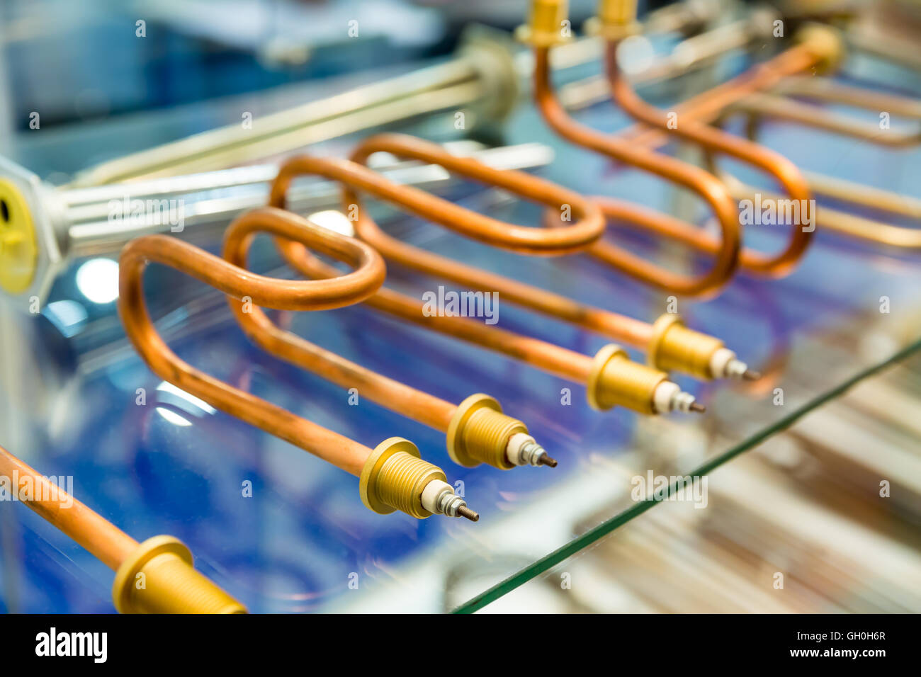 Electrical heat exchanger unit Stock Photo - Alamy