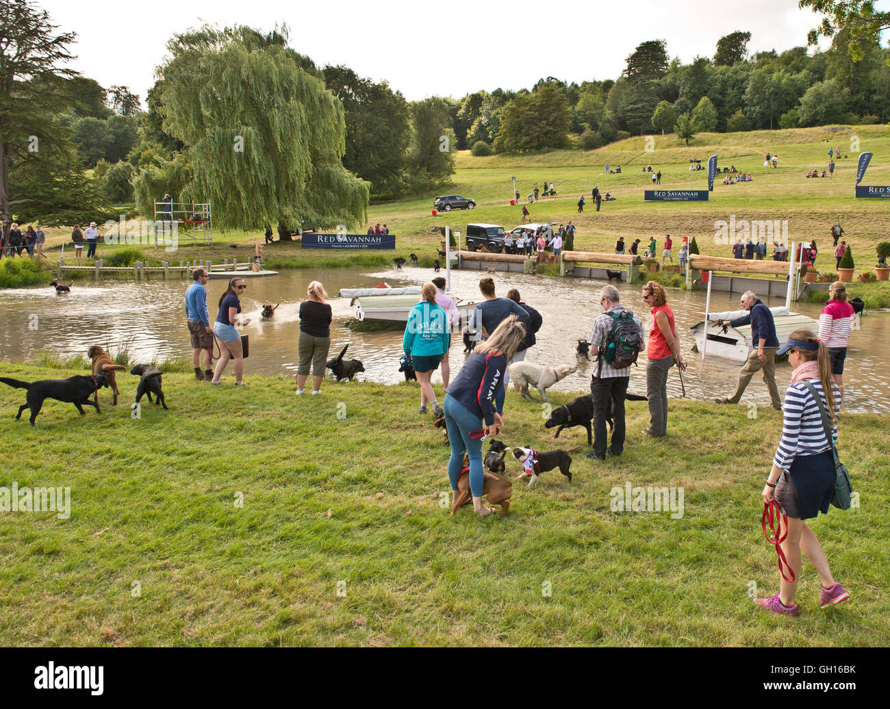 Festival british eventing park hires stock photography and