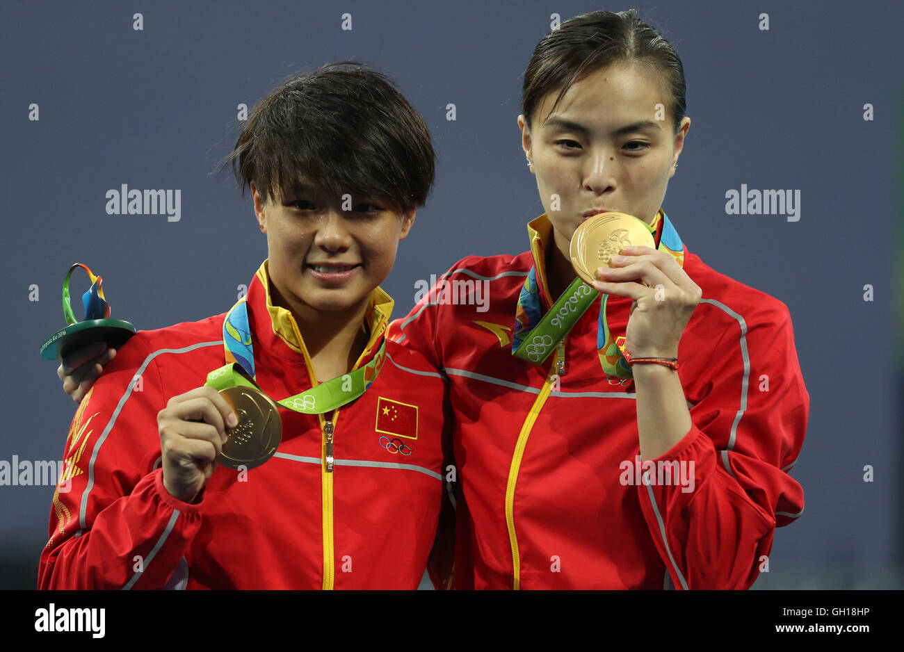 2016 olympics minxia wu tingmao shi hires stock photography and images