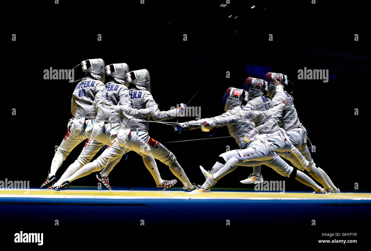 Multiple fencing hi-res stock photography and images - Alamy