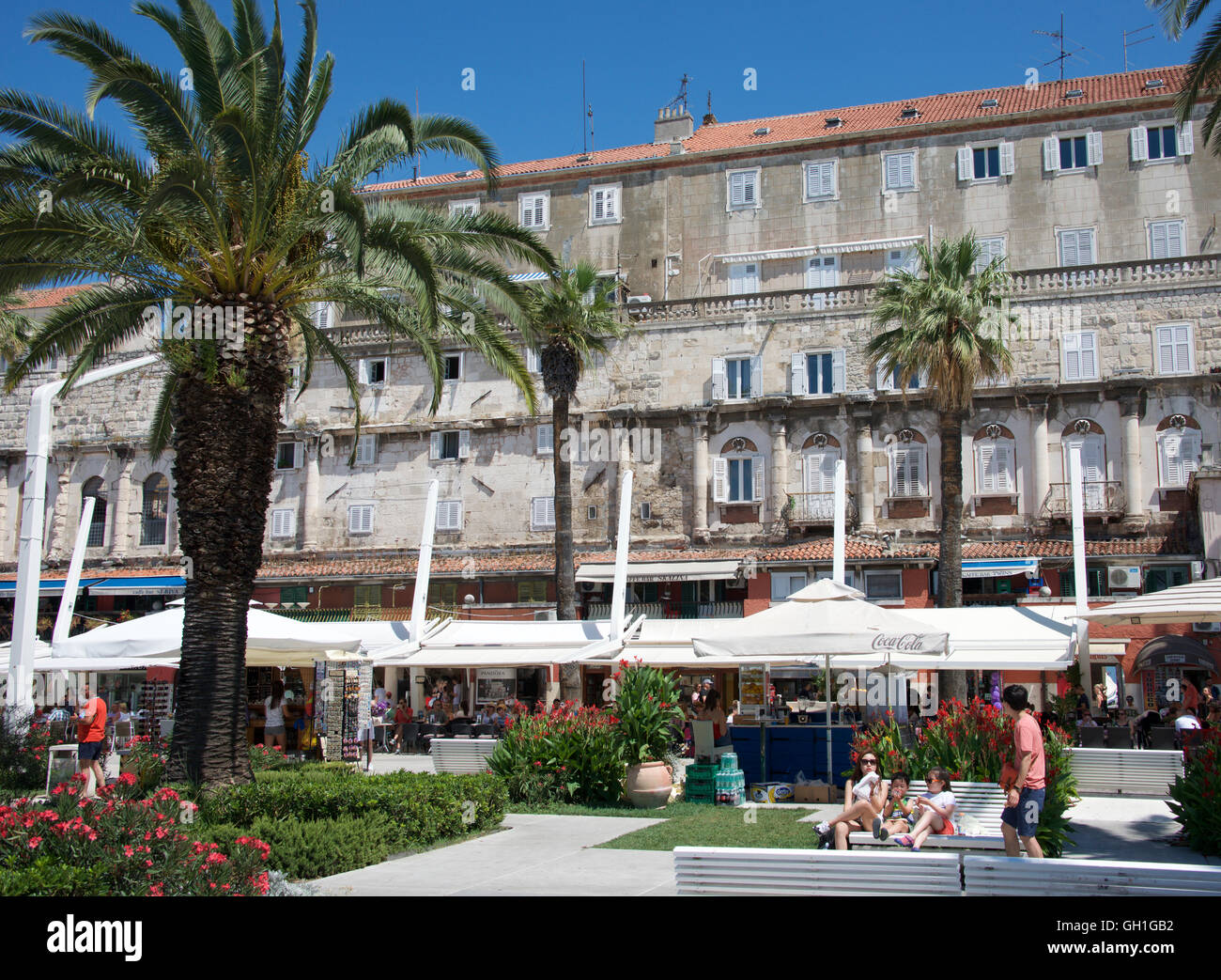 The Riva, Split, Croatia Stock Photo - Alamy