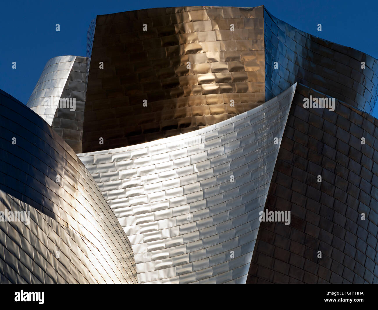 The iconic Guggenheim Museum in Bilbao, Spain Stock Photo