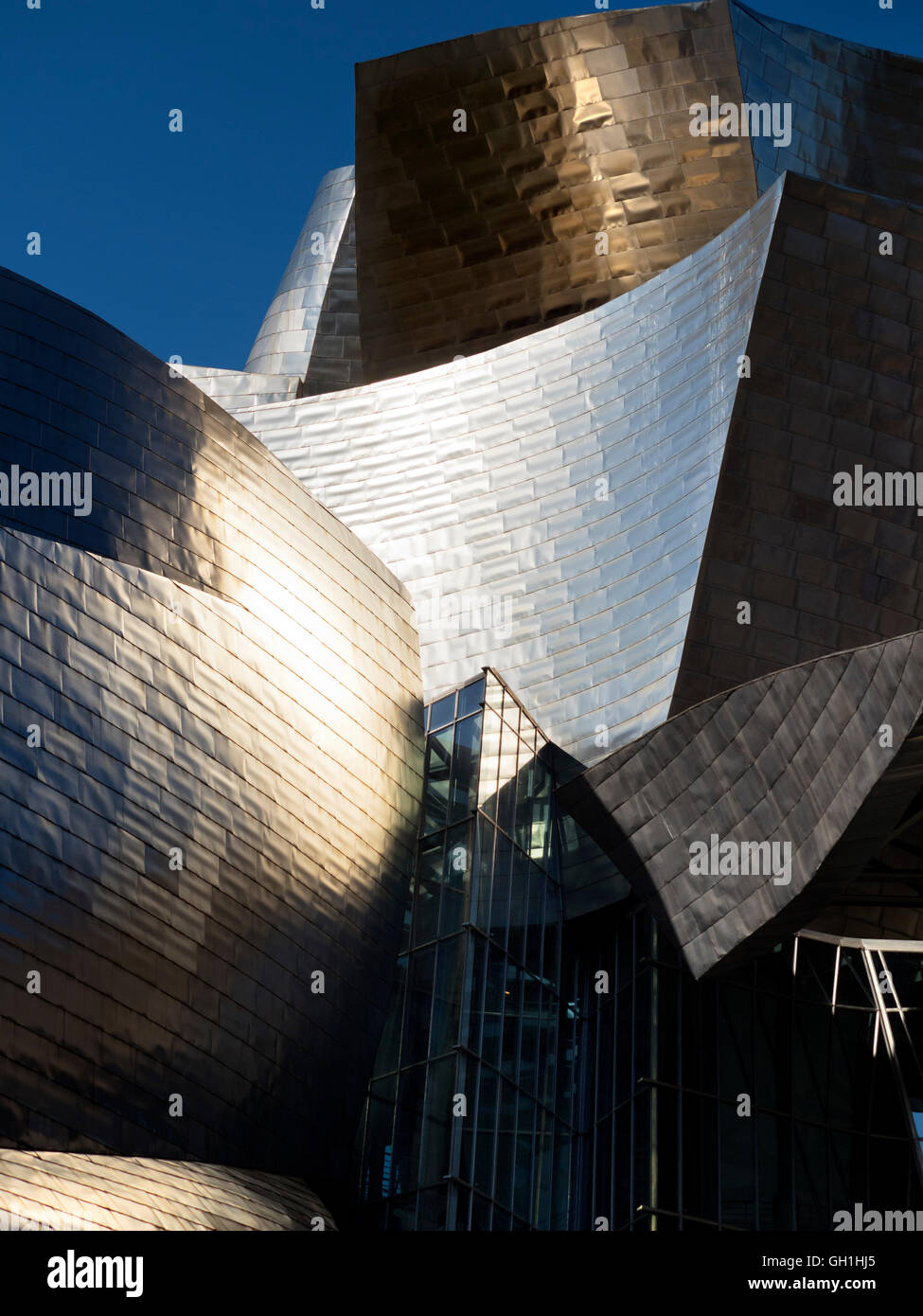 The iconic Guggenheim Museum in Bilbao, Spain Stock Photo