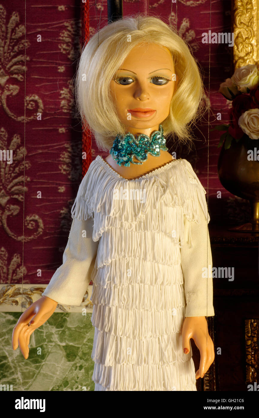 Gerry Anderson Puppet figure Lady Penelope Stock Photo
