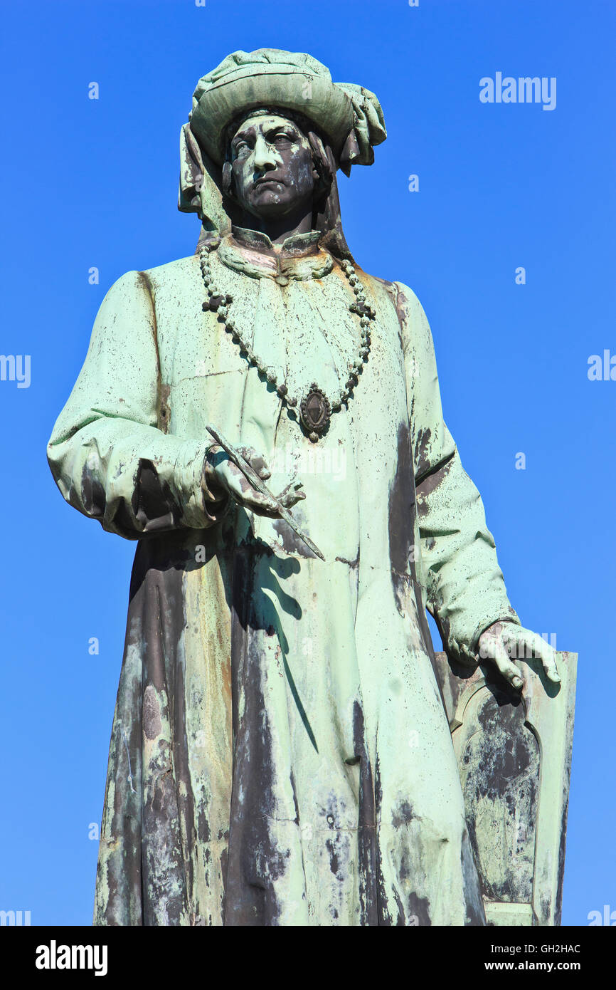 Monument To The Flemish Painter Jan Van Eyck circa 1390 1441 In 