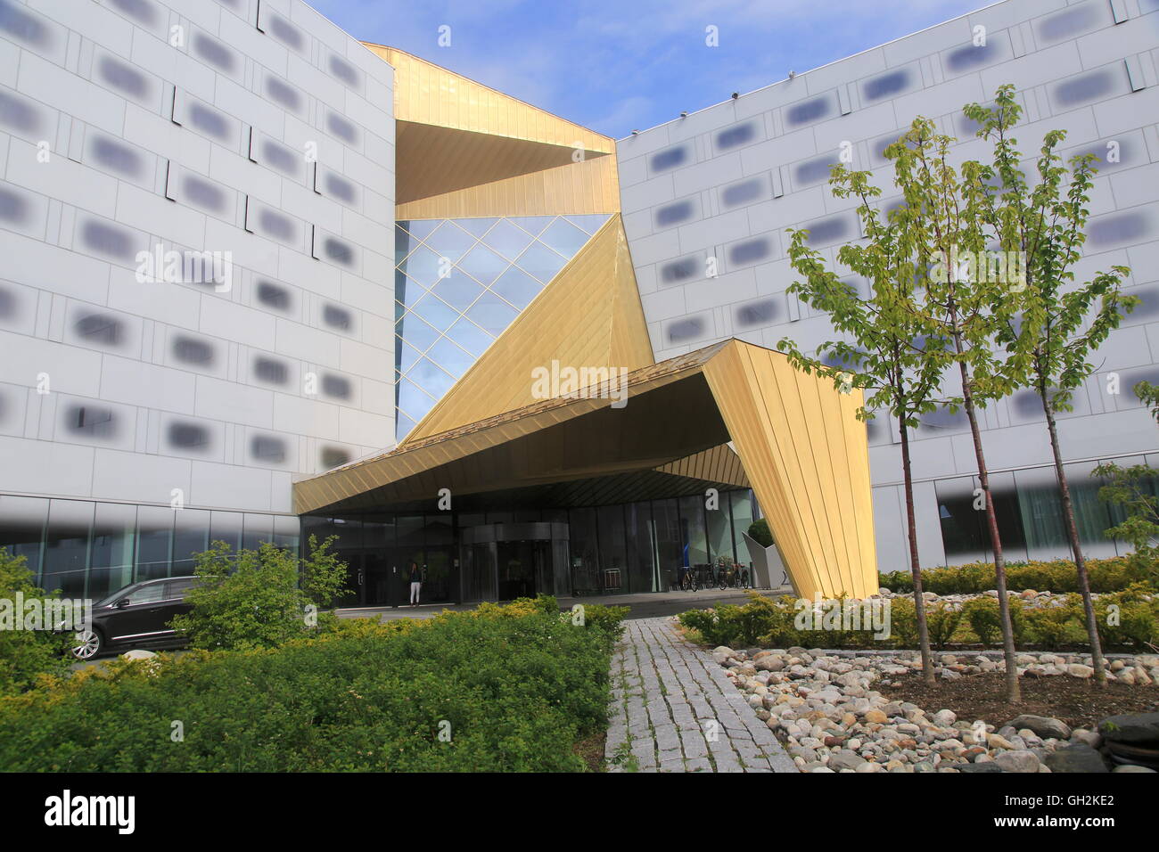 Modern architecture Clarion Hotel, Trondheim, Norway Stock Photo Alamy