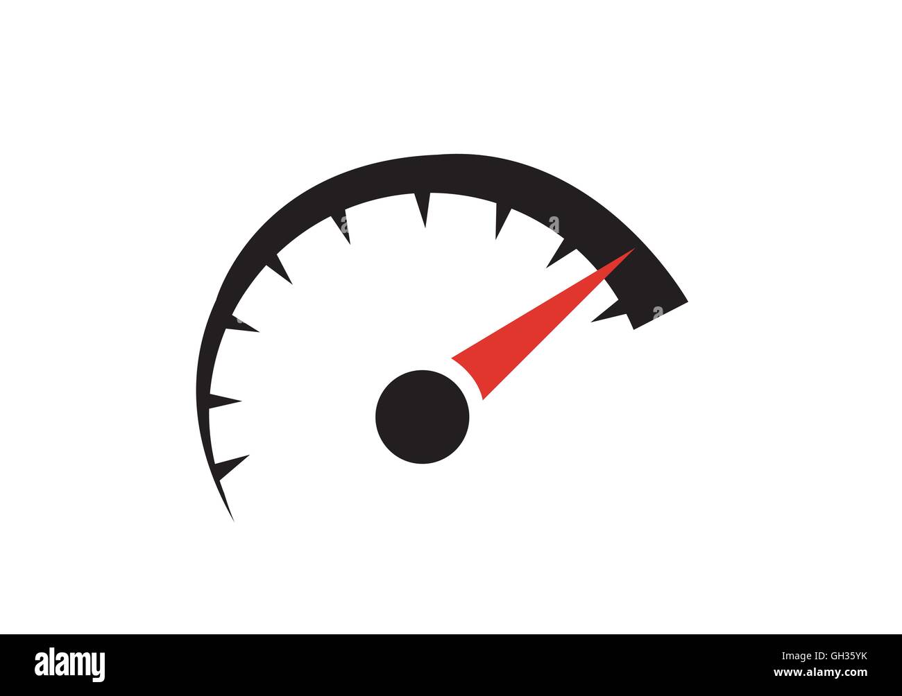 speedometer. abstract symbol of speed Stock Vector Image & Art - Alamy