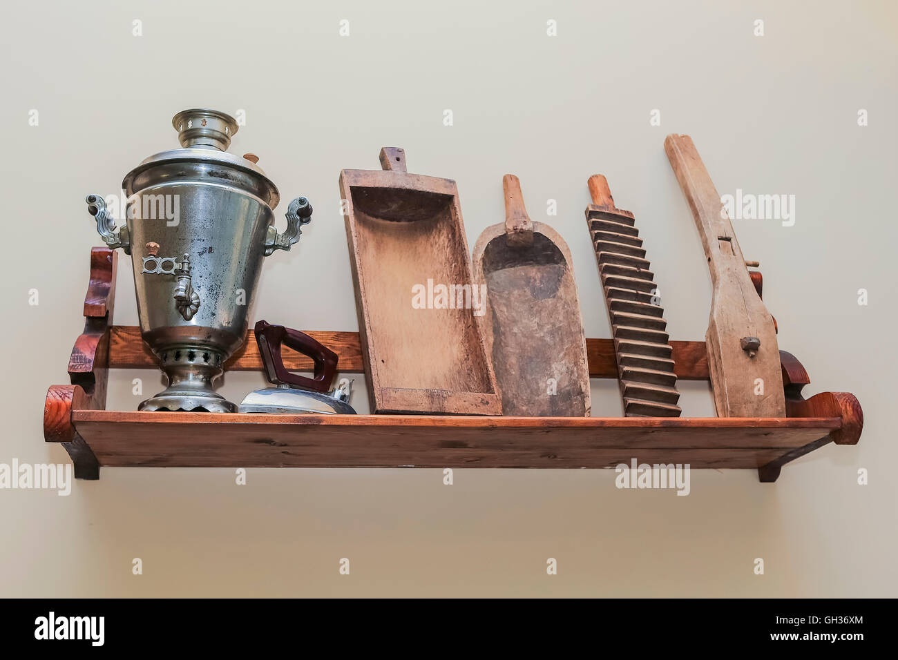 Outdated appliances household of the last century Stock Photo Alamy