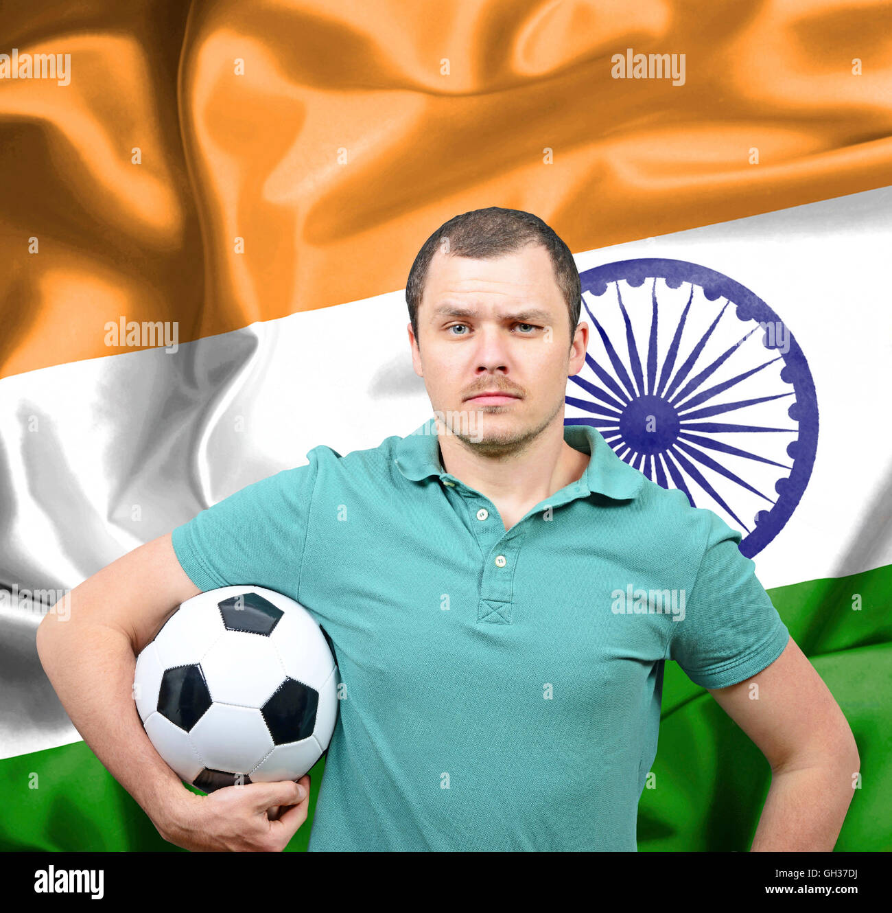 Football india flag hires stock photography and images Alamy