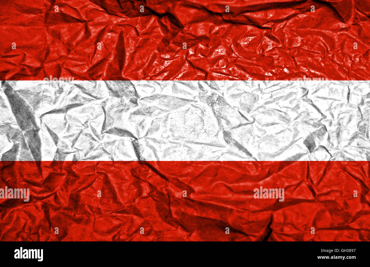 Austria vintage flag on old crumpled paper background Stock Photo - Alamy