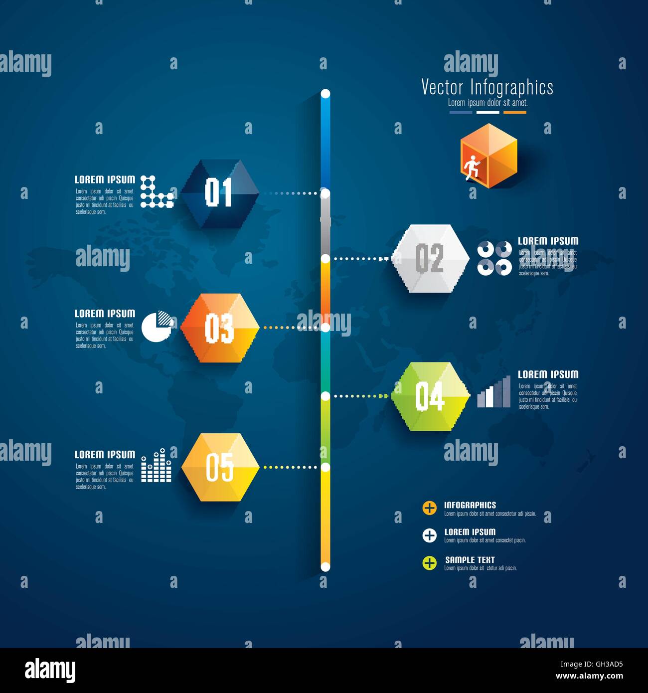 Timeline infographics template vector illustration and business icons ...