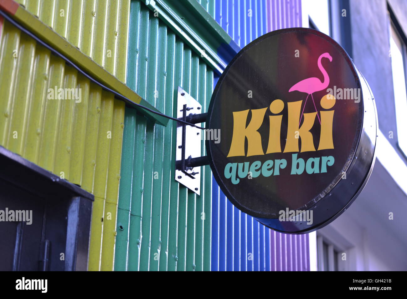 Kiki Queer Bar in Reykjavik Iceland Stock Photo