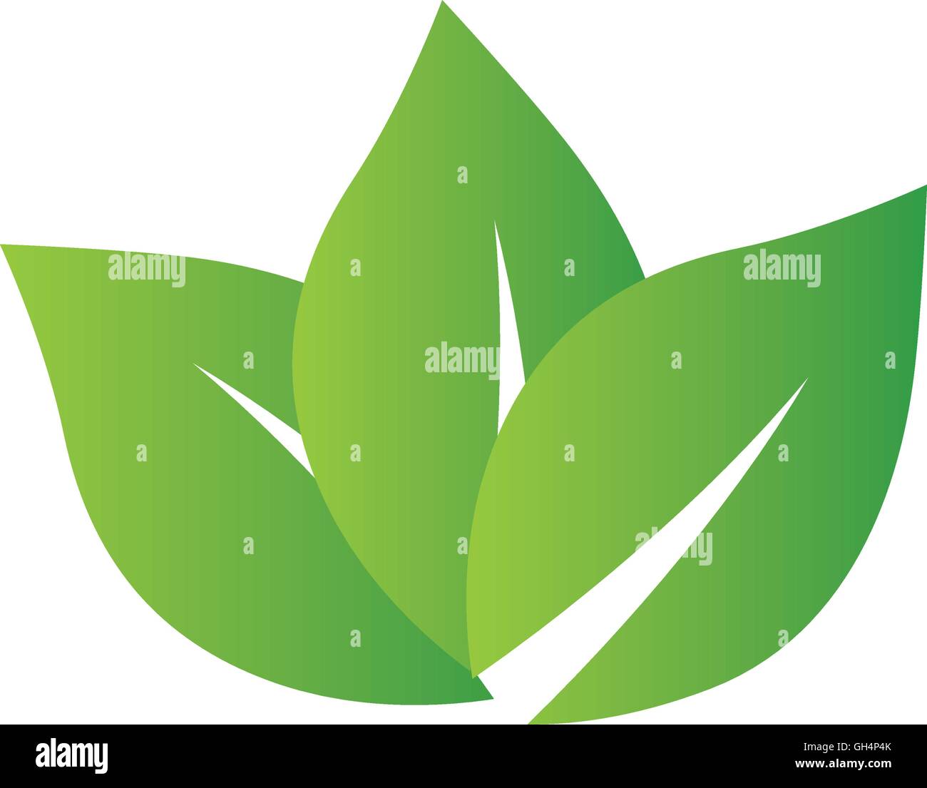 Leaf green plant nature icon. Vector graphic Stock Vector Image & Art ...