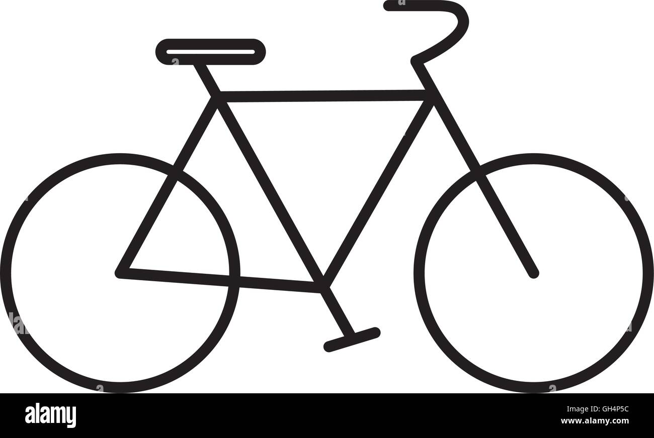 bike cycle transportation icon. Vector graphic Stock Vector Image & Art ...