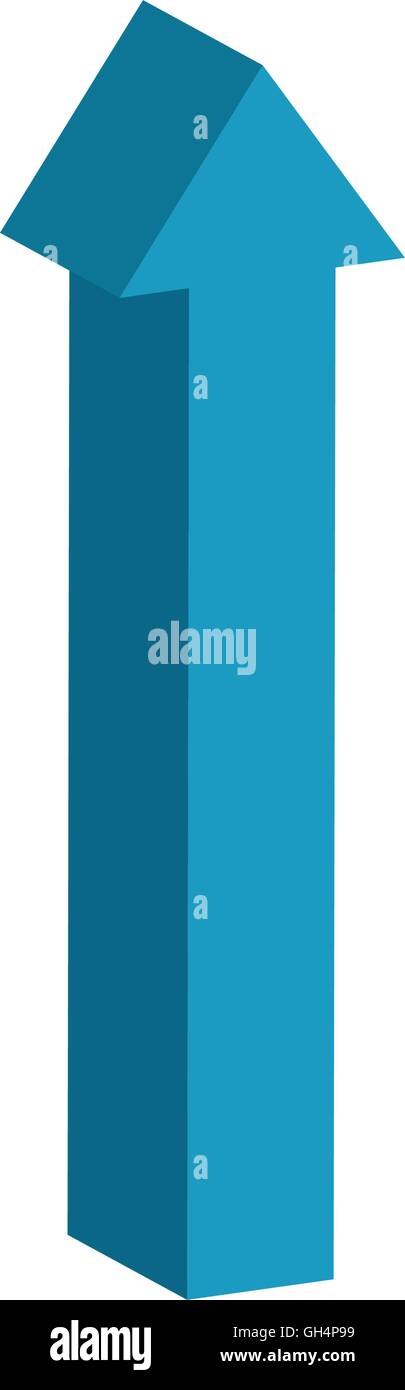 arrow blue direction infographic icon. Vector graphic Stock Vector ...