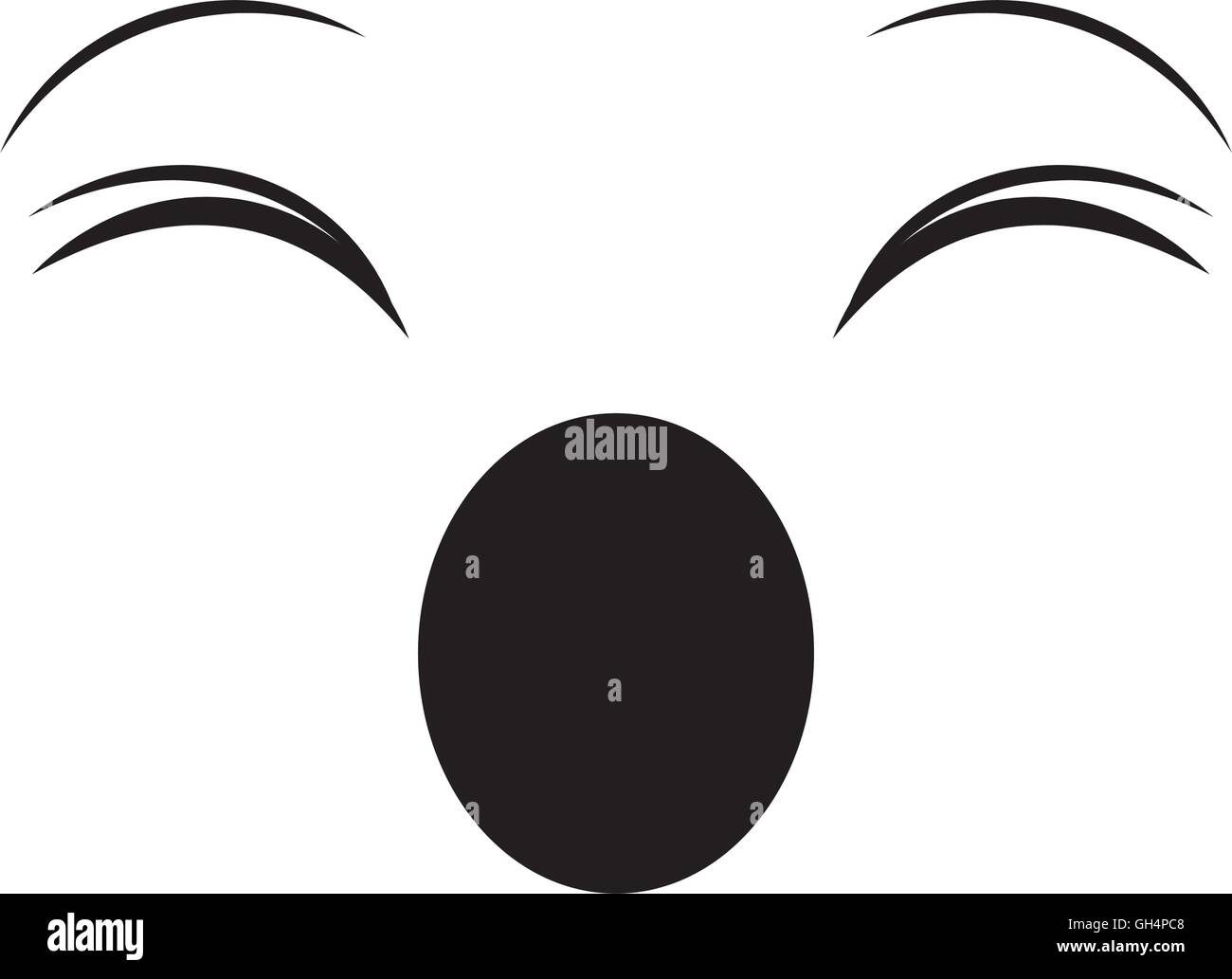 happy face cartoon expression icon. Vector graphic Stock Vector Image ...