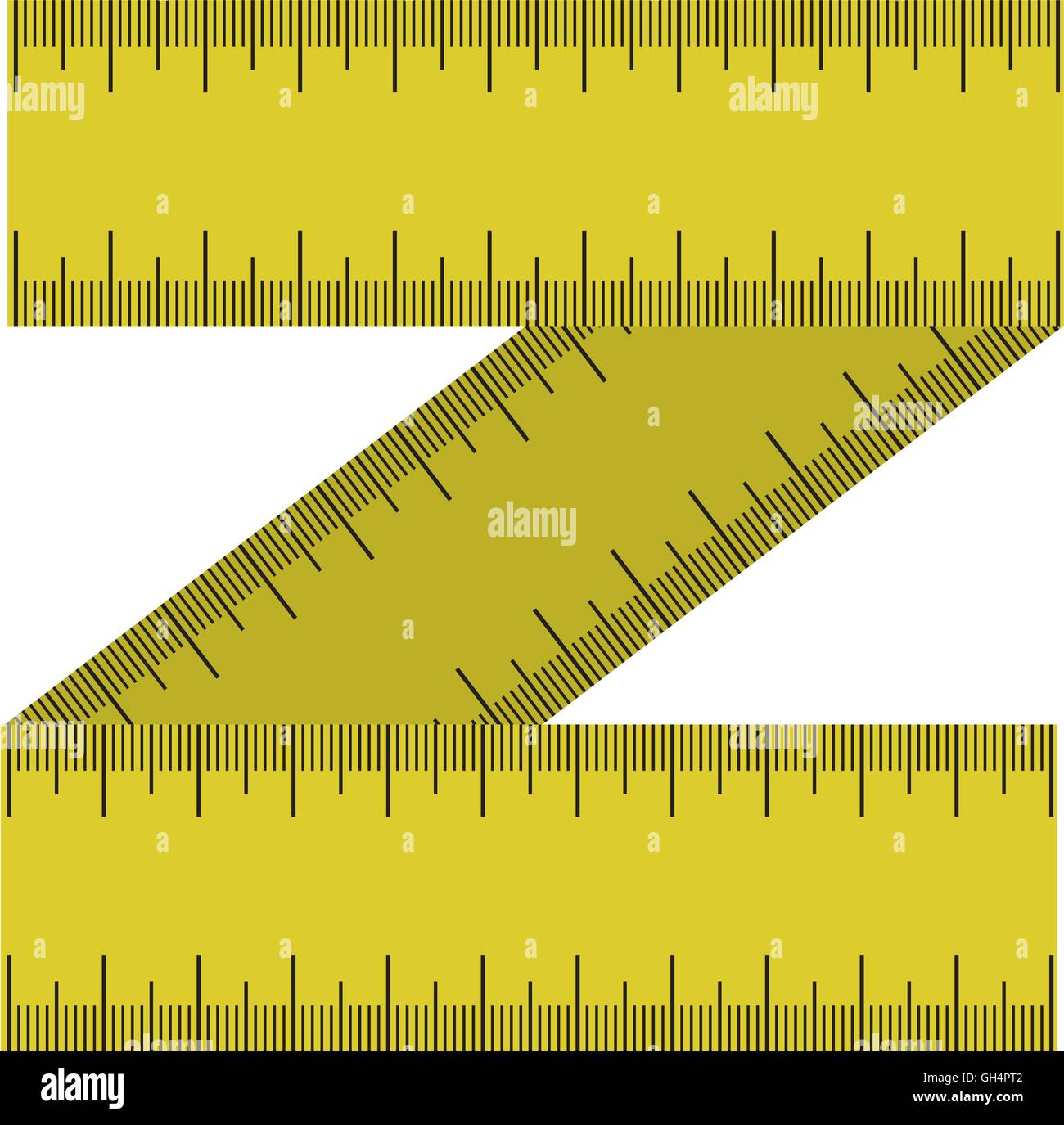 meter yellow tape measure tool icon. Vector graphic Stock Vector Image ...