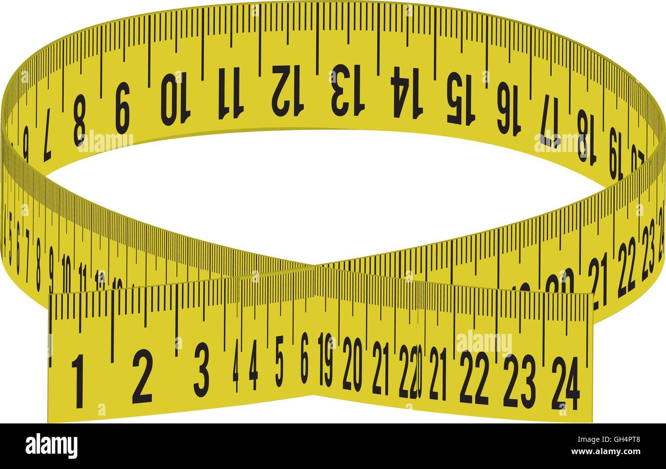 meter yellow tape measure tool icon. Vector graphic Stock Vector Image ...