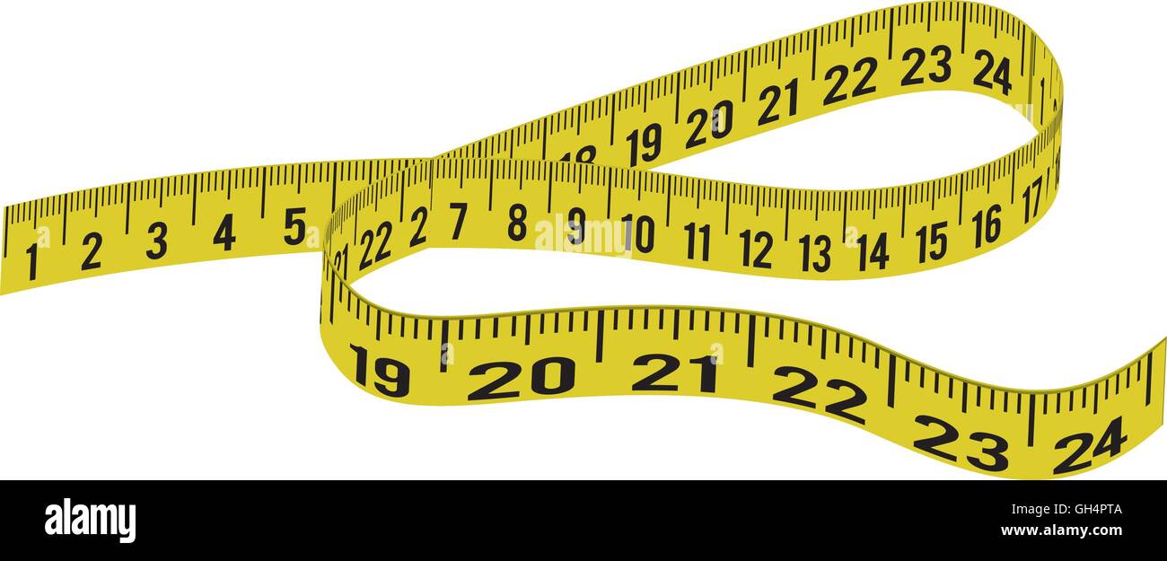 meter yellow tape measure tool icon. Vector graphic Stock Vector Image ...