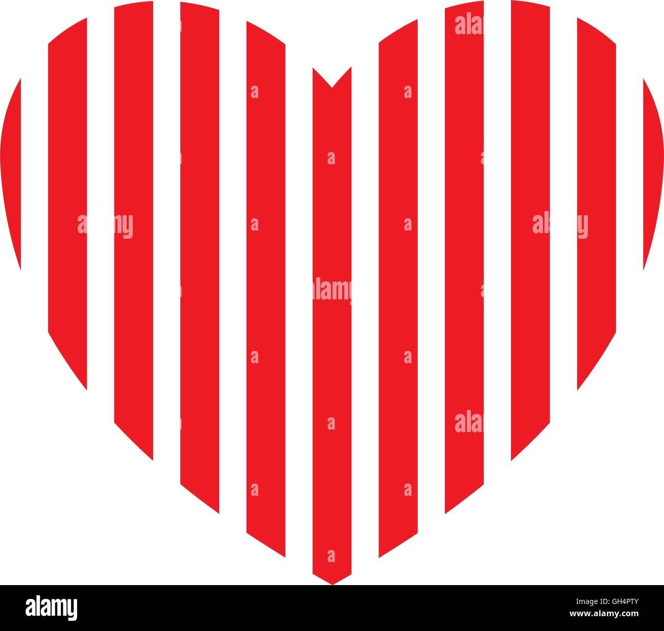heart love romatic passion icon. Vector graphic Stock Vector Image ...