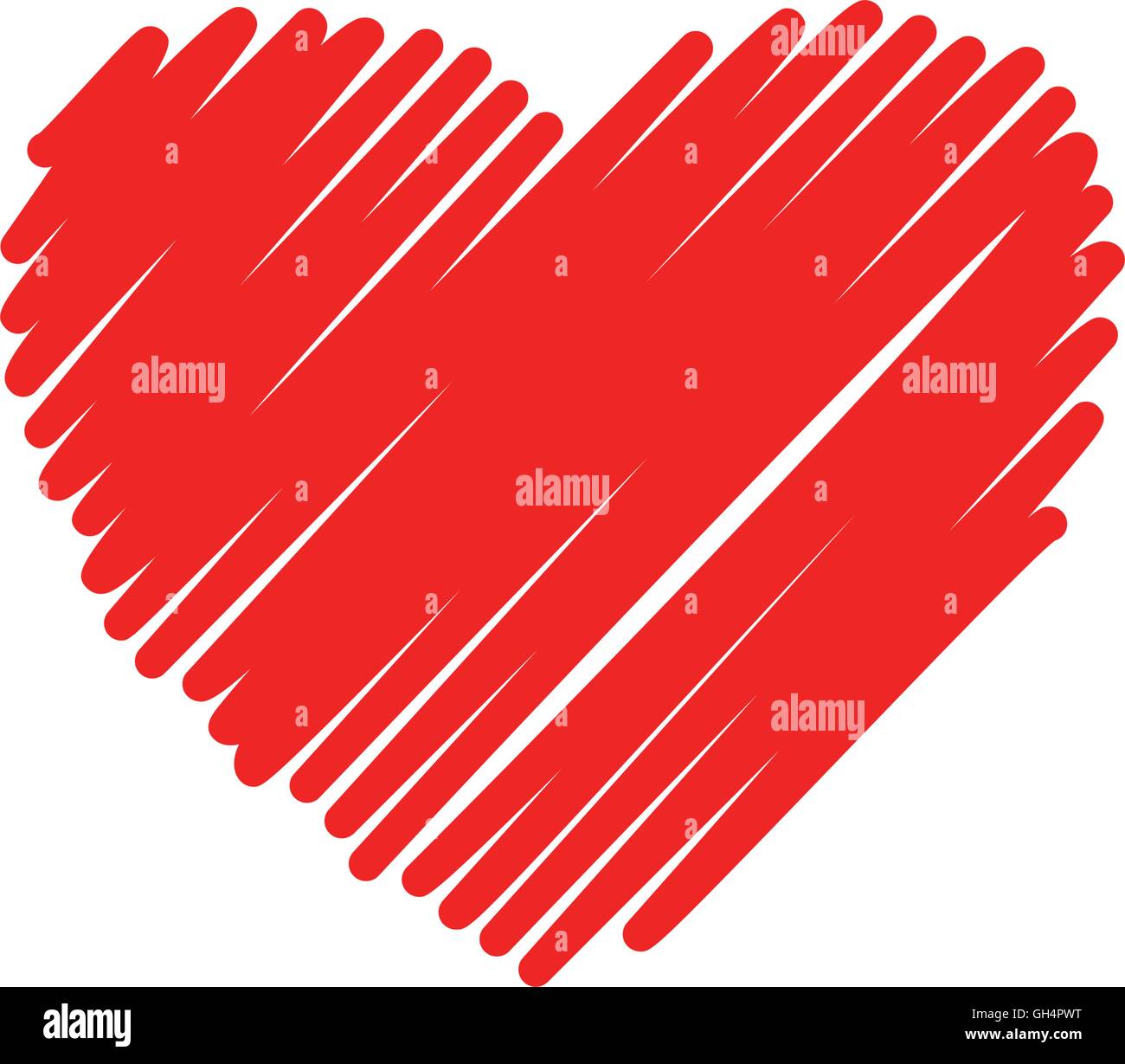 heart love romatic passion icon. Vector graphic Stock Vector Image ...