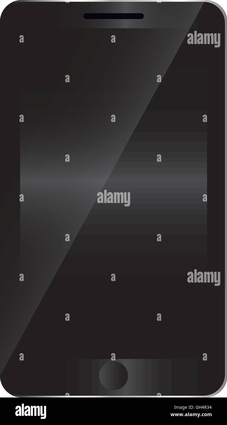 smartphone technology gadget display icon. Vector graphic Stock Vector ...